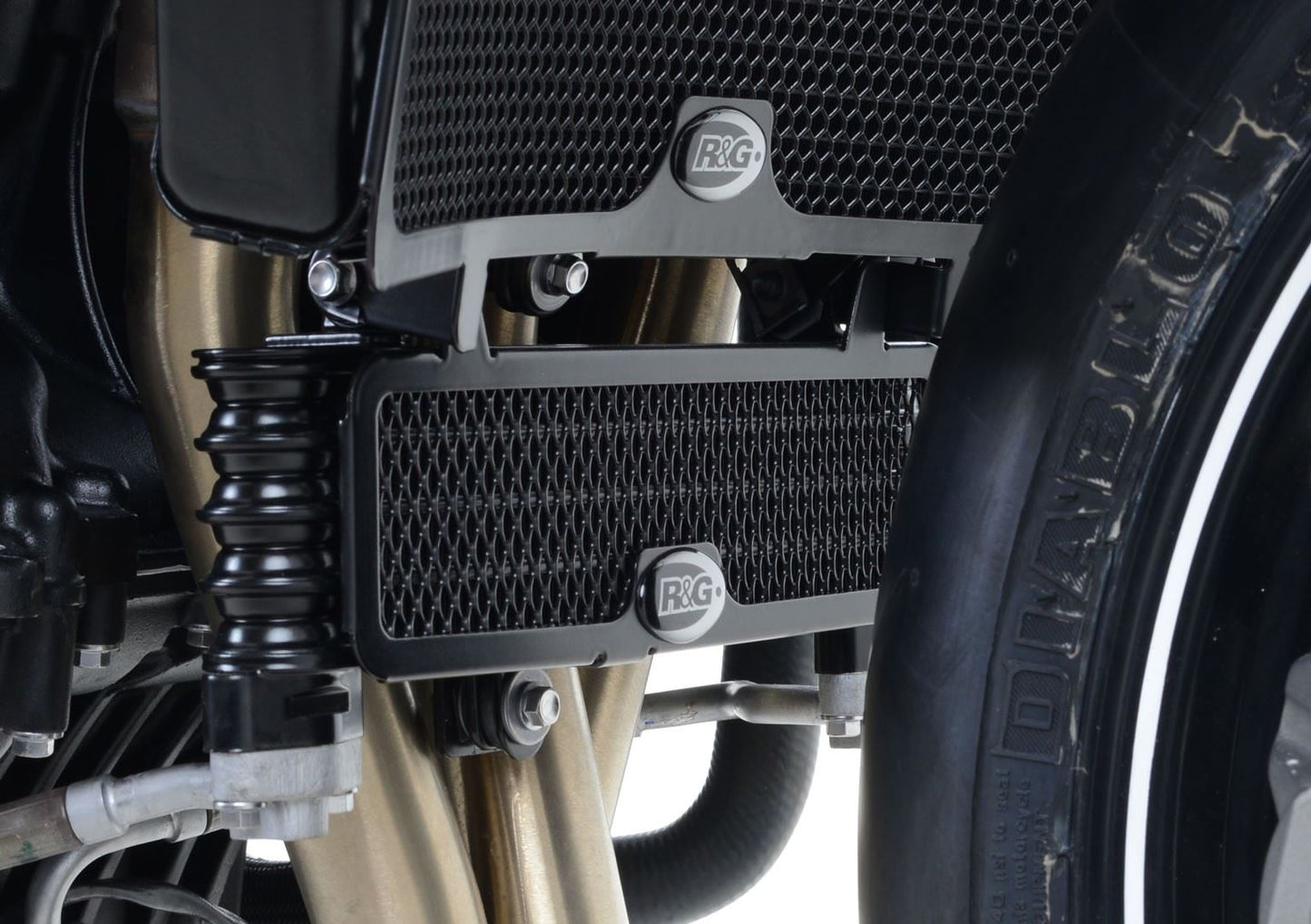 Oil Cooler Guard for Triumph Speed Triple / Speed Triple R '11- & Speed Triple RS '18-'20 Colour: Titanium