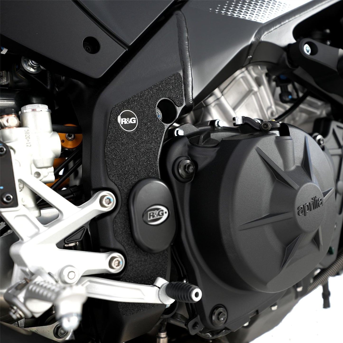 R&G Boot Guard Kit for Aprilia Tuono V4 1100 (Factory)'21-