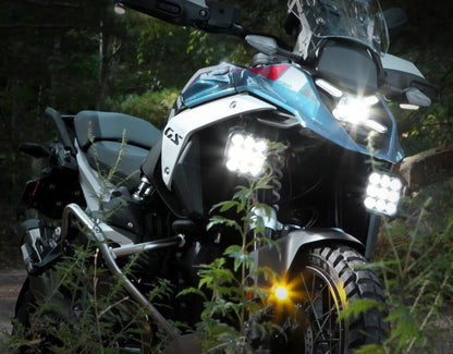 DENALI DL-9 Driving Light w/ DataDim Technology, 9-LED, Elliptical Hybrid Beam Colour: Yellow
