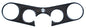 Red Dynamic Carbon Fibre Yoke Pad for the Suzuki GSR750 '11-'16