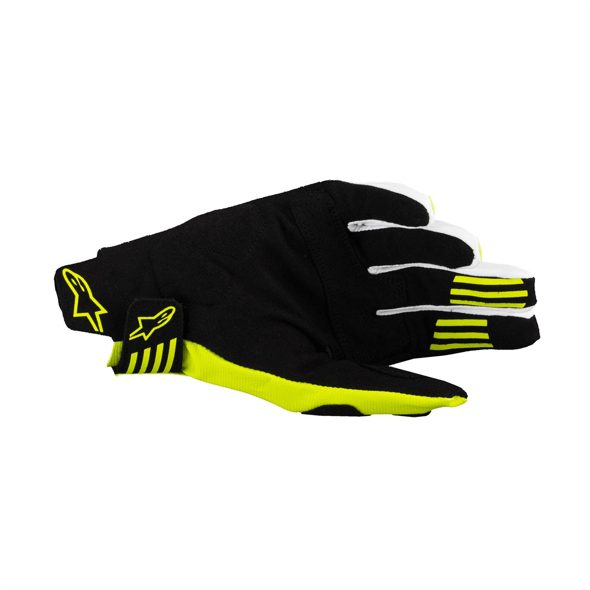 Alpinestars Techstar Gloves - Black Yellow Fluo - L