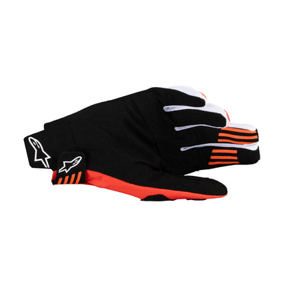 Alpinestars Techstar Gloves - Black Hot Orange - S