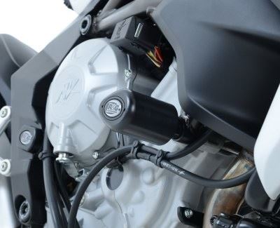 Crash Protectors - Aero Style for MV Agusta 675/800 Brutale, Rivale, Dragster, Stradale and Turismo Veloce models (upto 2016) Colour: Black