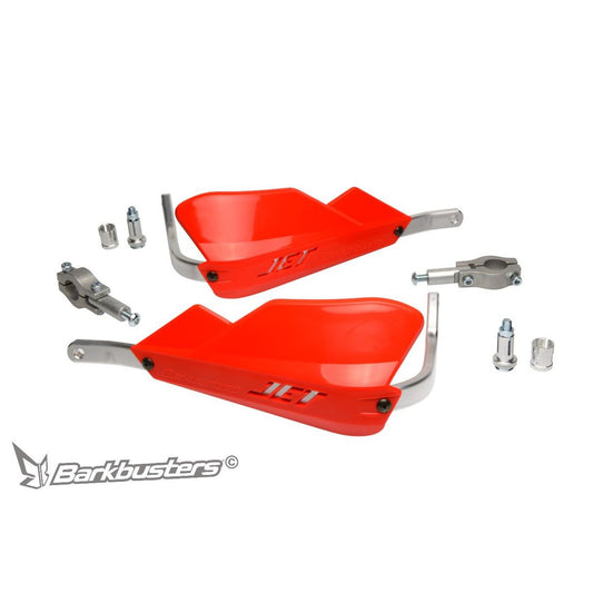 BarkBusters JET HandGuard Kit (22mm - Straight Mount) Select Colour: Red