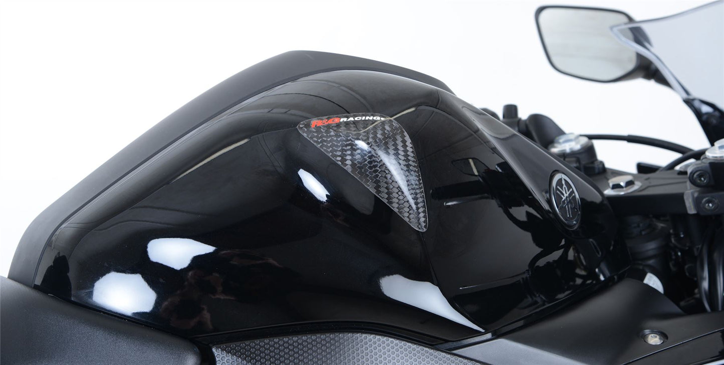 R&G Carbon Tank Sliders for Yamaha R25 '14-'18 and R3 '15-'18