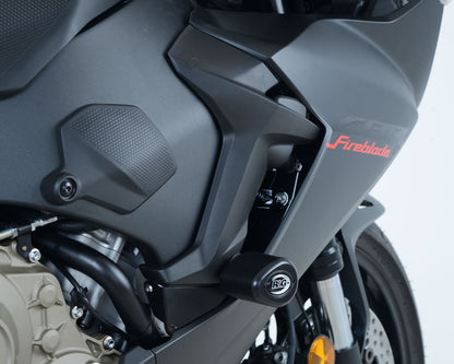 Crash Protectors - Aero Style for Honda CBR1000RR '17-'19 [Non-Drill Kit] Colour: Black
