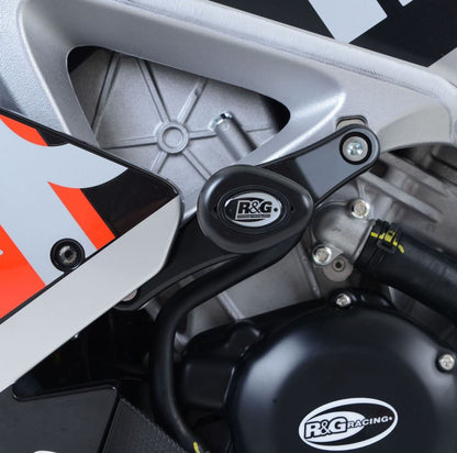 Crash Protectors - Aero Style for Aprilia RSV4 '09- '24, Tuono V4 '11-'20, RSV4 1100 Factory '19-'20, Tuono V4 1100 (Factory) '15-  Colour: Black