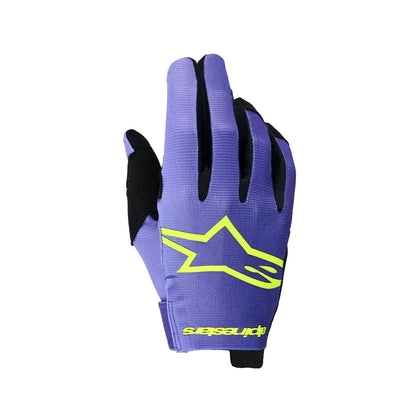 Alpinestars Radar Gloves Purple Yellow Fluo - XXL