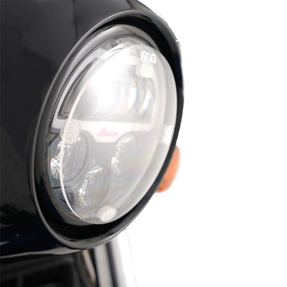 Headlight Shield for Indian FTR1200 (S) '19-, Scout Bobber '20- & Triumph Scrambler 1200 XC/XE '19-, Bonneville bobber '21-