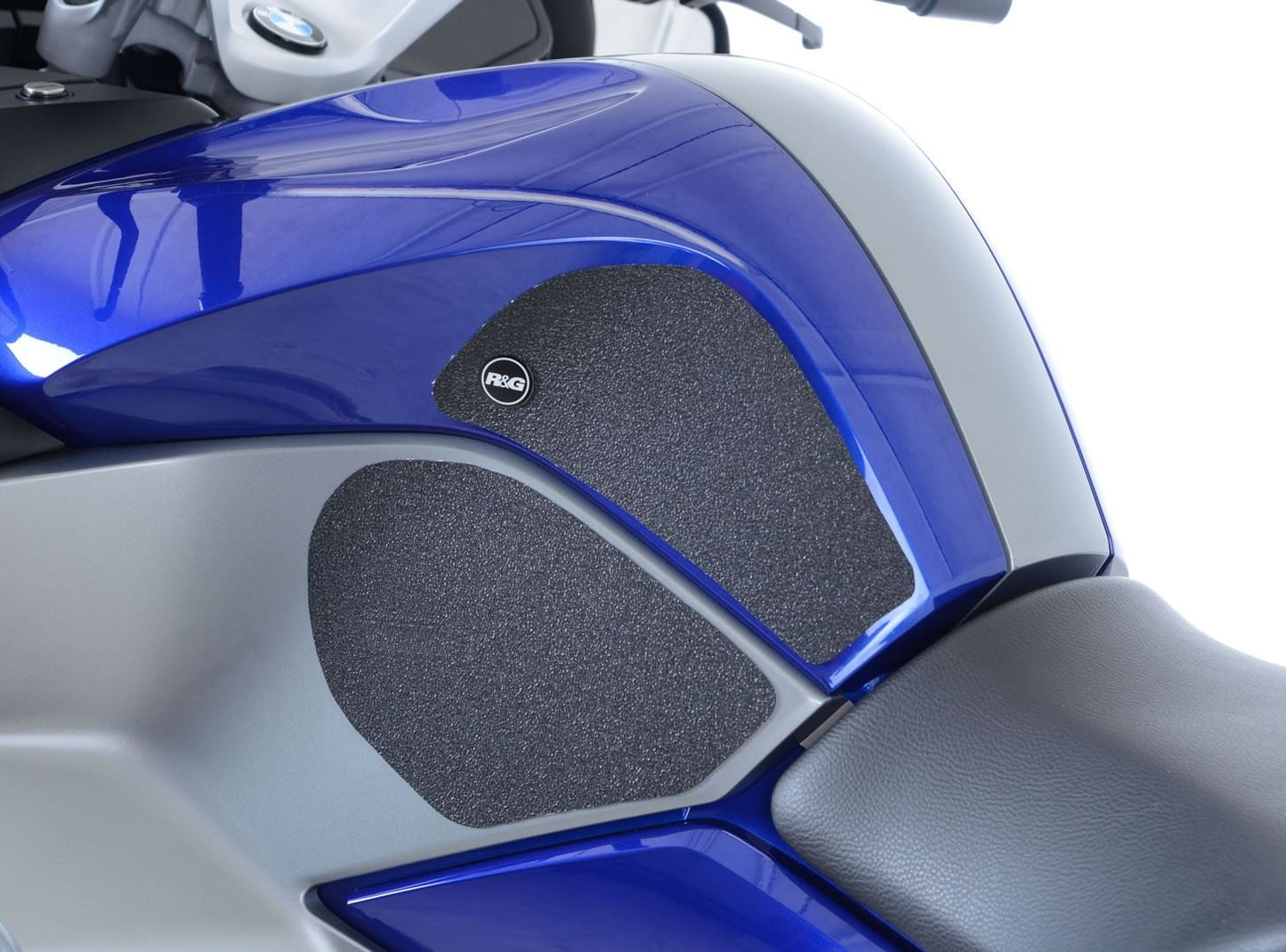 R&G Tank Traction Grips for BMW R1200RT '14- & R1250RT '19- Colour: Black