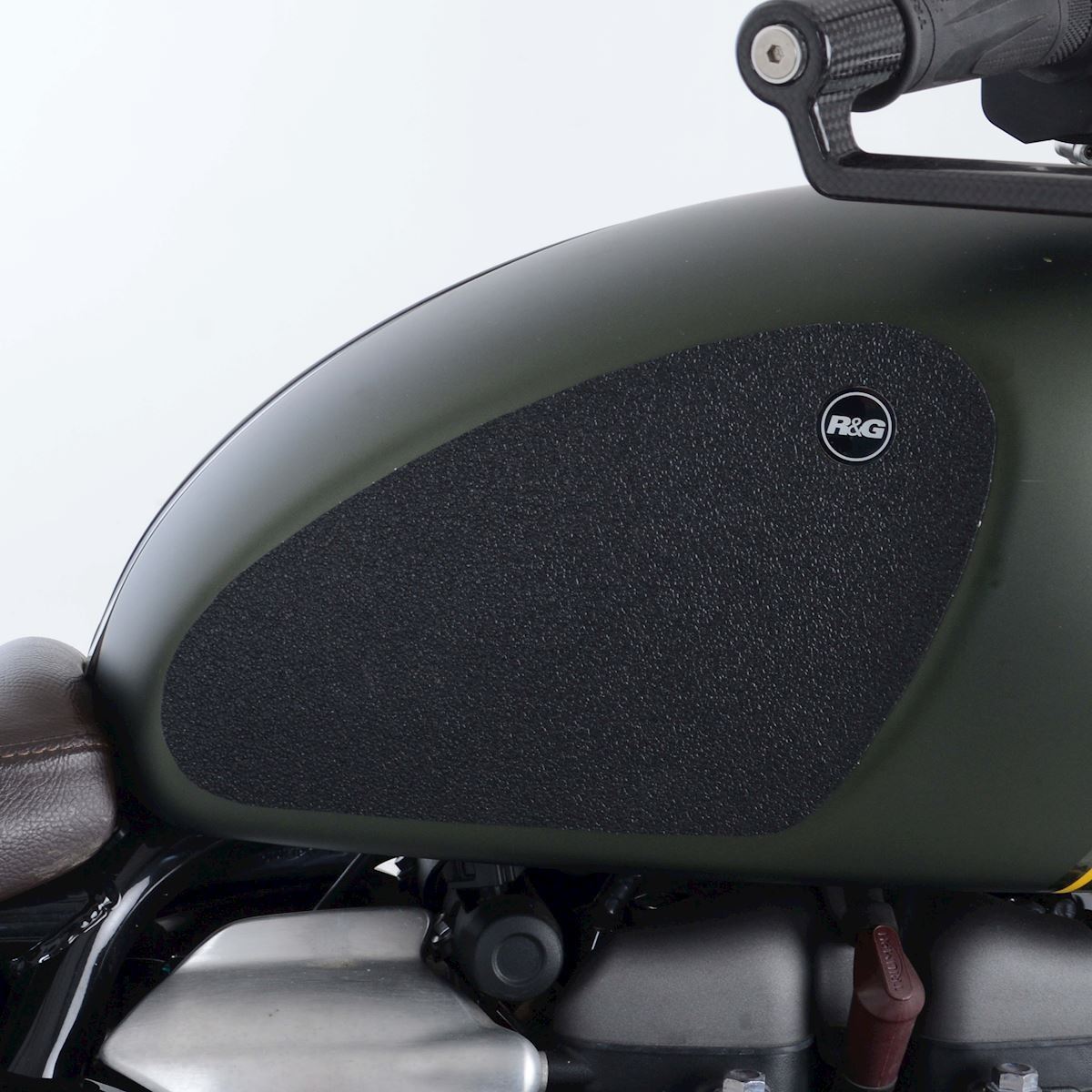 R&G Tank Traction Grips for Triumph Scrambler 1200 XC/ XE '19- Colour: Clear