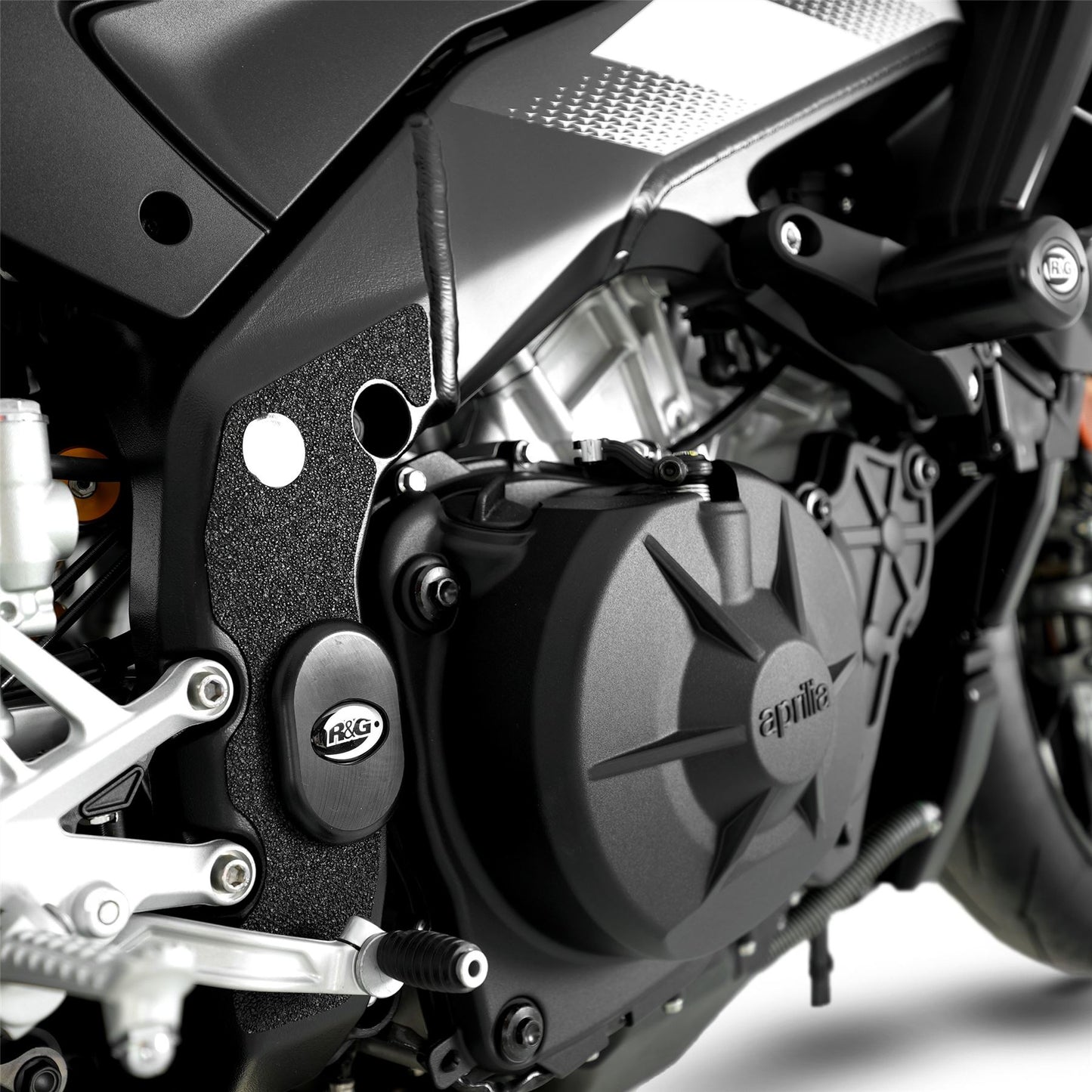 Frame Plug for Aprilia, Tuono V4 1100 Factory '15-, Caponord 1200 '13-, Tuono V4 & RSV4 1100 Factory '21-'24 models.