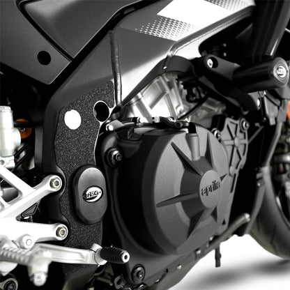 Frame Plug for Aprilia, Tuono V4 1100 Factory '15-, Caponord 1200 '13-, Tuono V4 & RSV4 1100 Factory '21-'24 models.