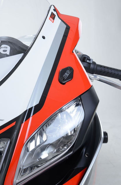 Mirror Blanking Plates for Aprilia RS4 125 '11- 20, RSV4 & RS660 '21- '24 models