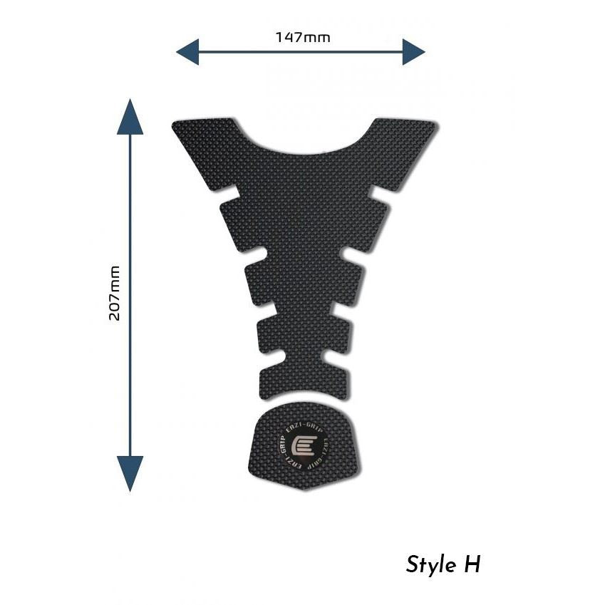 Eazi-Grip PRO Centre Tank Pads Style : Style H Eazi-Grip Colour: Black