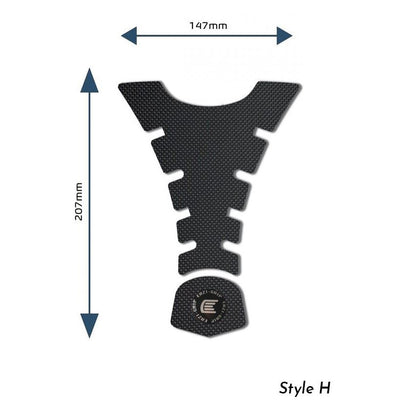 Eazi-Grip PRO Centre Tank Pads Style : Style H Eazi-Grip Colour: Black