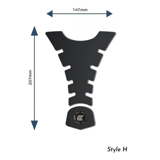 Eazi-Grip PRO Centre Tank Pads Style : Style H Eazi-Grip Colour: Black