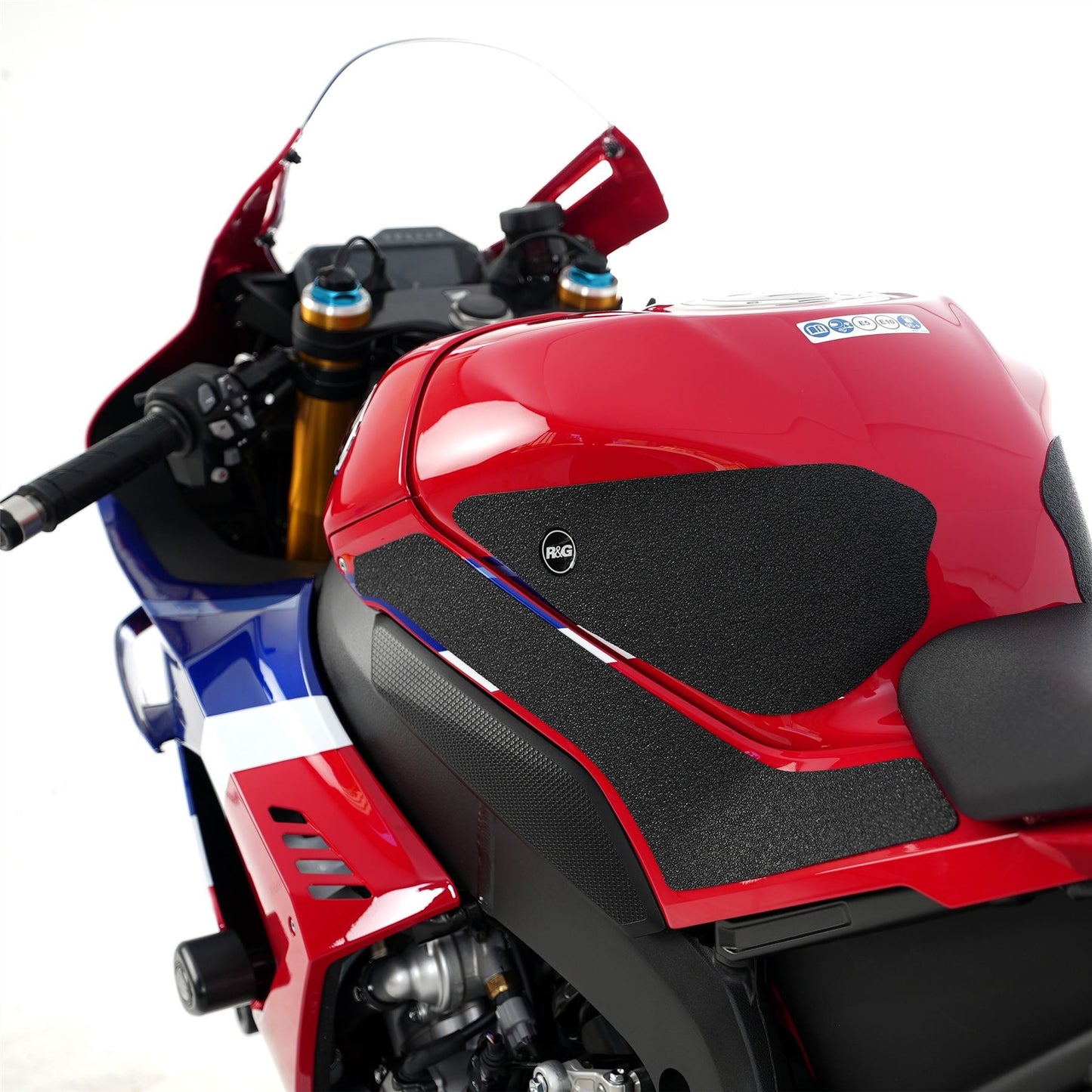 R&G Tank Traction Grips for Honda CBR1000RR-R Fireblade/SP '20- Colour: Black