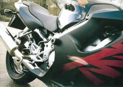 Crash Protectors - Classic Style for Honda CBR600F '99-'07 (aluminium frame) Colour: Black