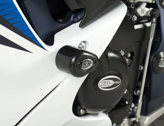 Crash Protectors - Aero Style for Suzuki GSXR600/750 '11- '24 Drill Kit Colour: Black