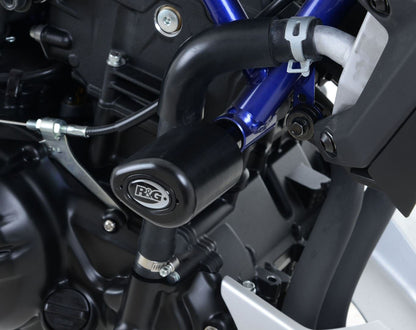 Crash Protectors - Aero Style for Yamaha MT-25 / MT-03 Colour: White