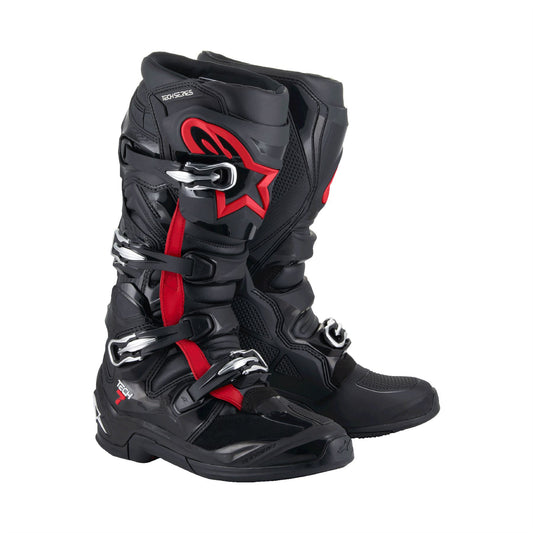 Alpinestars Tech 7 Black Red Fluo - US 8 / EU 42