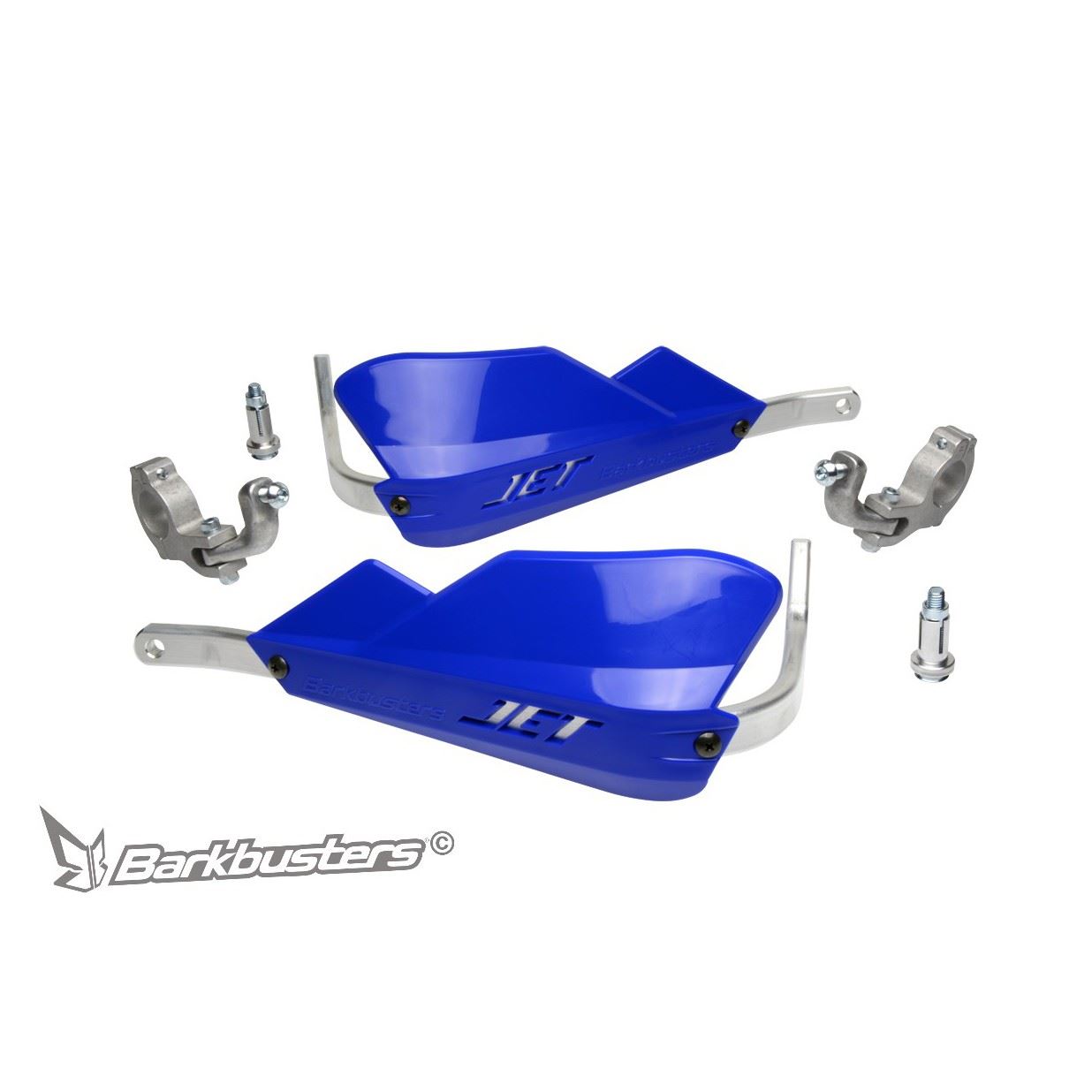 BarkBusters JET HandGuard Kit (Two Point Tapered Mount) Select Colour: Blue