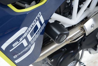 Crash Protectors - Aero Style for Husqvarna 701 Enduro/Supermoto '16- '24 & KTM SMC-R 690 '19- Colour: Black