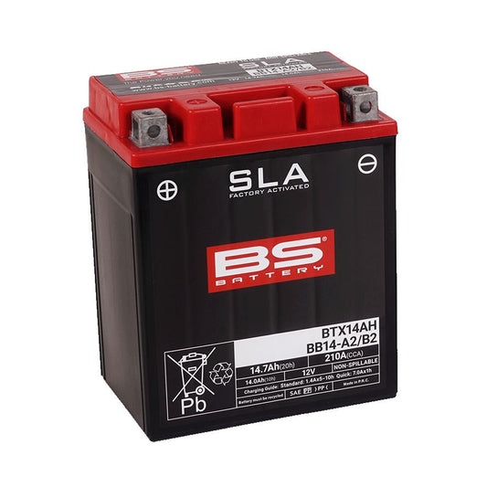 BS BTX14AH / BB14-A2/B2 SLA (WC) Factory Activated Battery