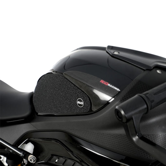 R&G Tank Traction Grips for BMW S1000R '21-  Colour: Black