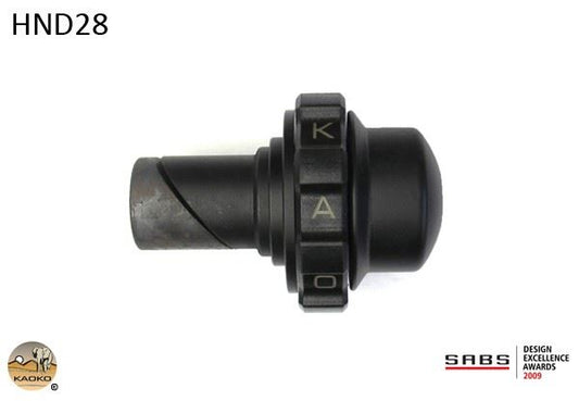 Kaoko Throttle Stabilizer for Honda models with 19mm ID bars and 28mm OD bar weights incl. CBR1000RR (-2015), CBR600RR(-2008), 599, VFR1200F (2010-), VFR1200FD (2010-), CB600 Hornet (-2008), NM4 (2015-)