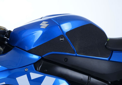 R&G Tank Traction Grips for Suzuki GSX-R1000 '17- '24 / GSX-R1000R '17- '24 Colour: Black