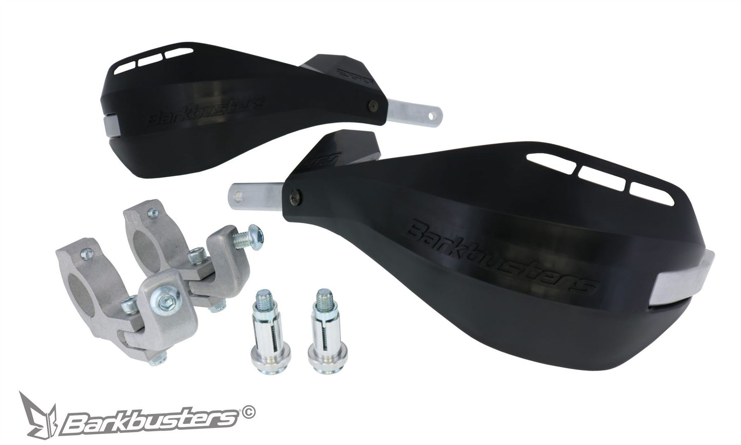 BarkBusters EGO Handguard – Two Point Mount (Tapered) Select Colour: Black/ White Logo