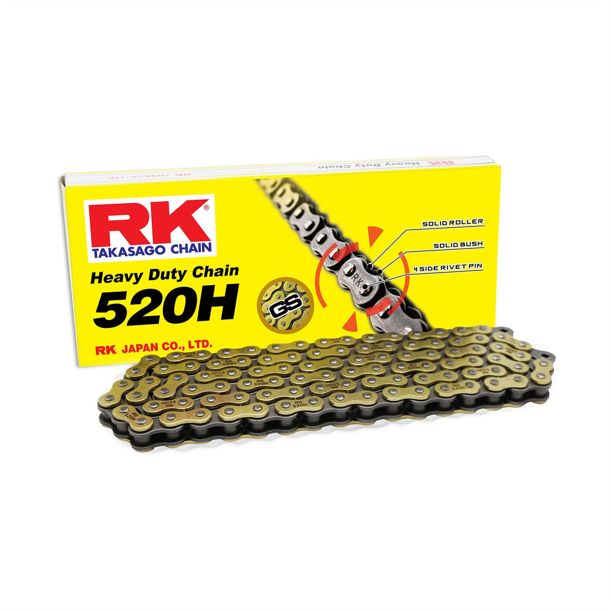 RK GS520H-118 Gold Heavy Duty Chain