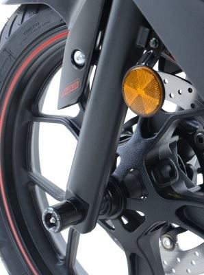 Fork Protectors for Yamaha R25 '14-, MT-25 '15-, R3 '15-, MT-03 '16- models Colour: Black
