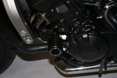 Crash Protectors - Classic Style for Honda CB600 Hornet '07 and CBF600 '08-'10 Colour: Black