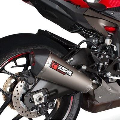 Scorpion Exhaust for Yamaha YZF-R1 '15-'19 (Serket Taper Style) Exhaust Finish: Carbon Fibre