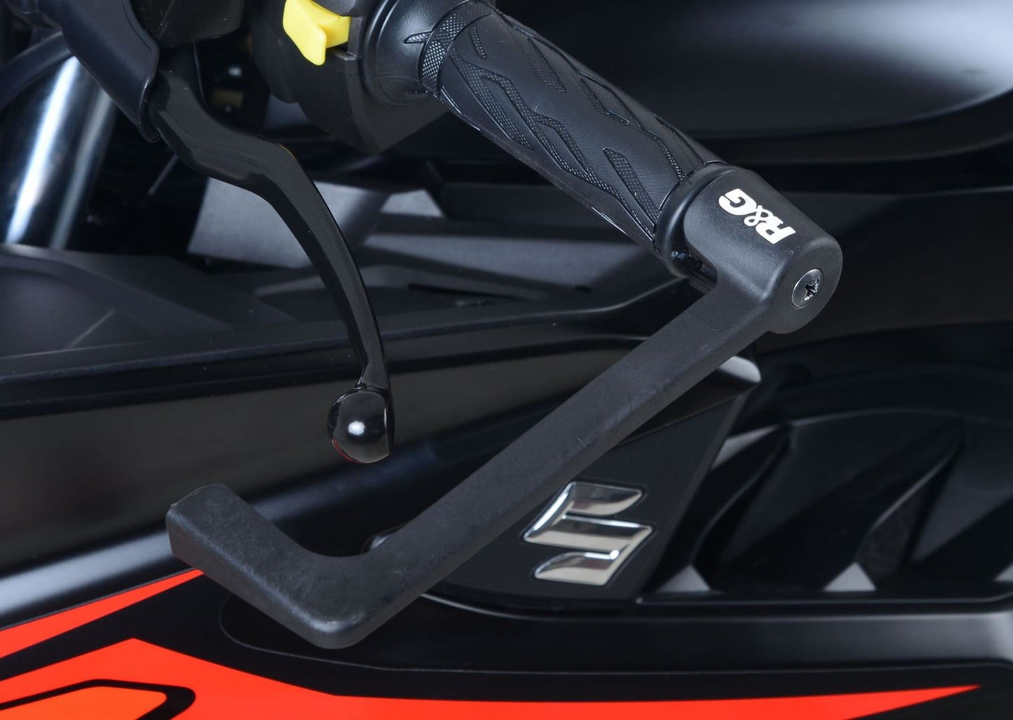 Moulded Lever Guard for KTM RC125/ 200/ 390 '17-, Suzuki GSX-R125 '17-, Husqvarna Vitpilen/Svartpilen 401 ’20-, Svartpilen 125 '21- & KTM 390 Adventure '20-'24  Colour: Blue