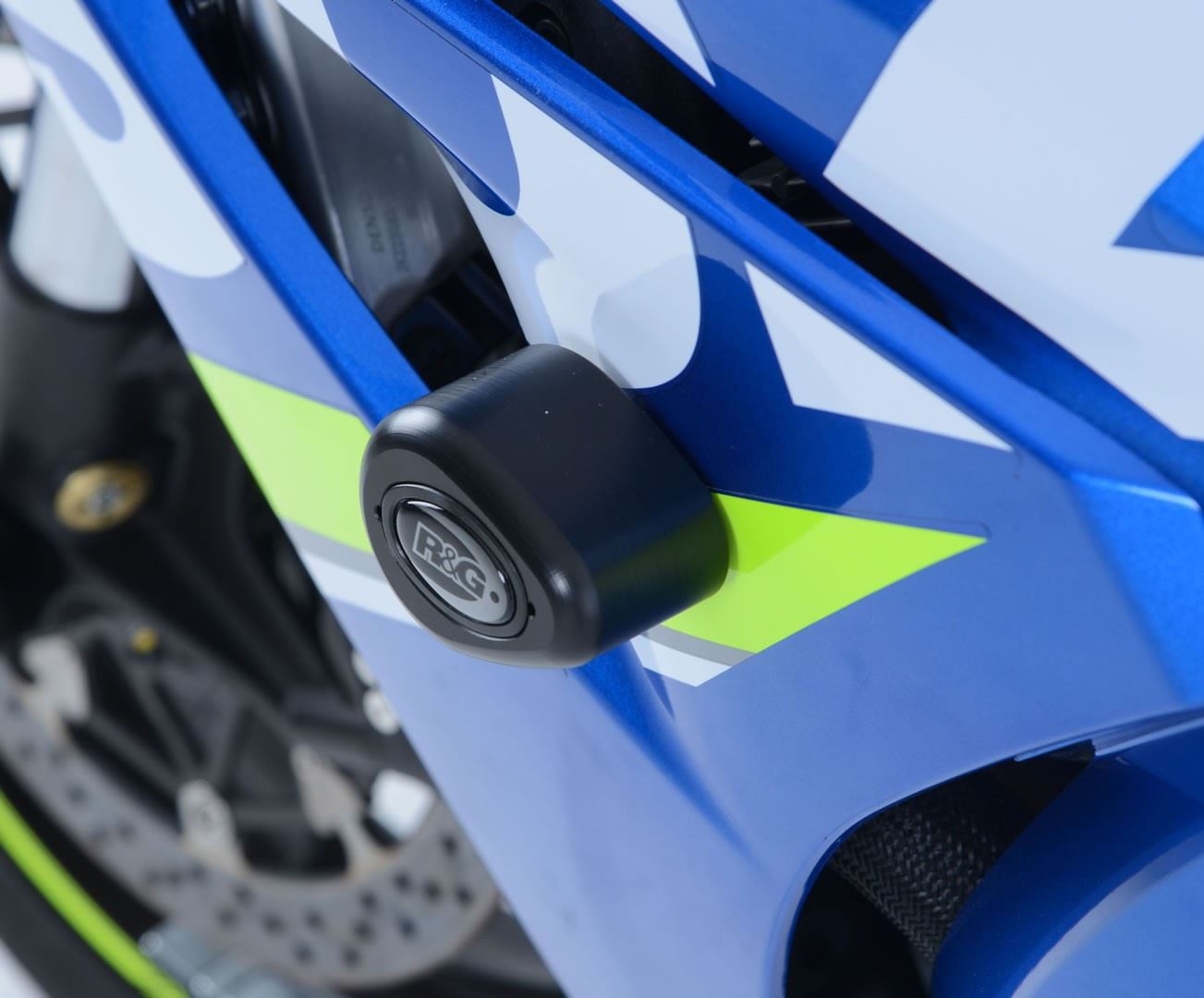 Crash Protectors - Aero Style for Suzuki GSX-R1000 '17- '24  / GSX-R1000R '17- '24 [RACE KIT] Colour: White