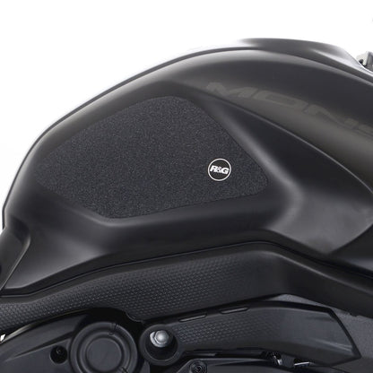 R&G Tank Traction Grips for Ducati Monster 950 (+) '21- Colour: Clear
