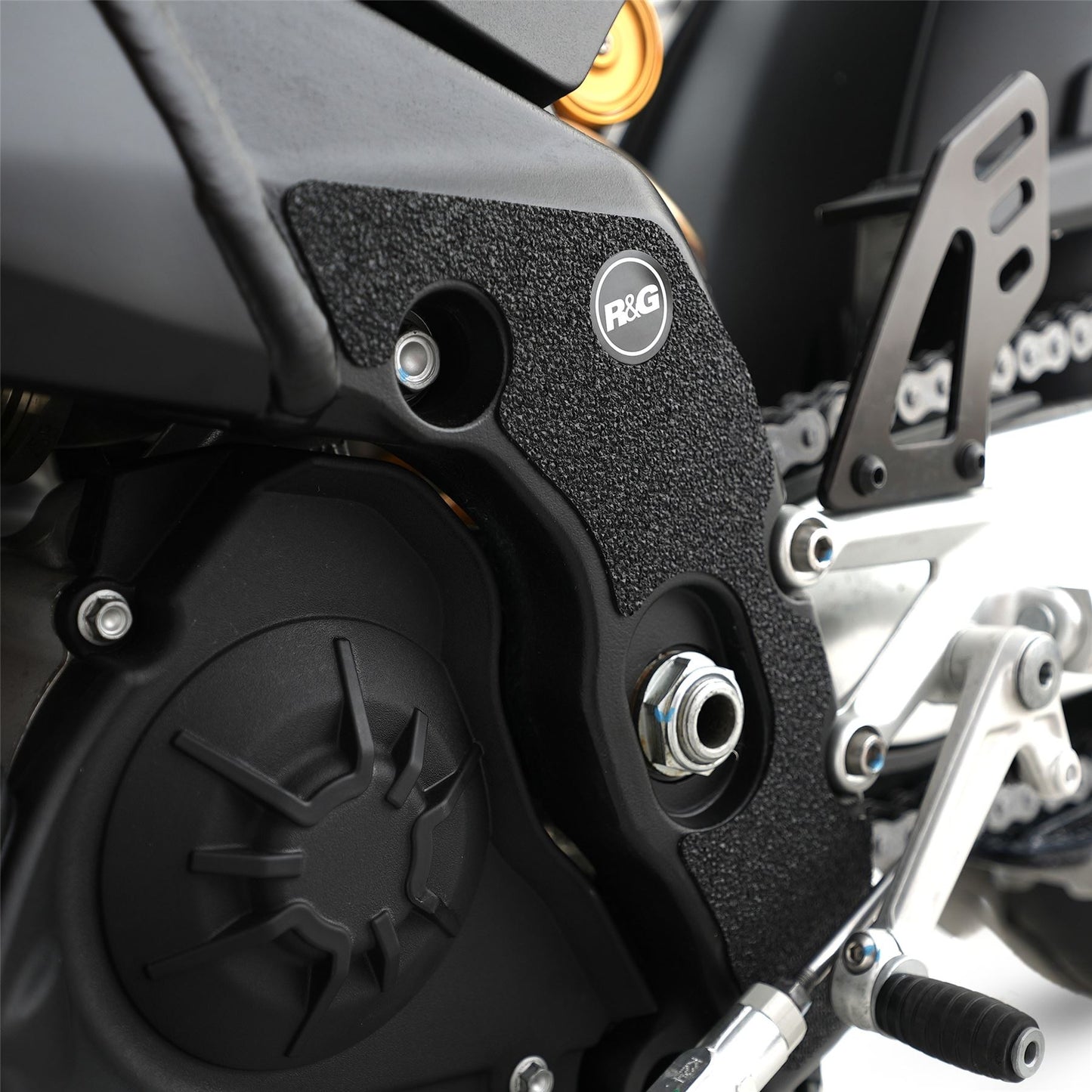 R&G Boot Guard Kit for Aprilia Tuono V4 1100 (Factory)'21-