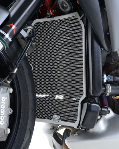 Radiator and Oil Cooler Guard for MV Agusta Rivale/Stradale/Turismo Veloce 800 '15- models Colour: Black