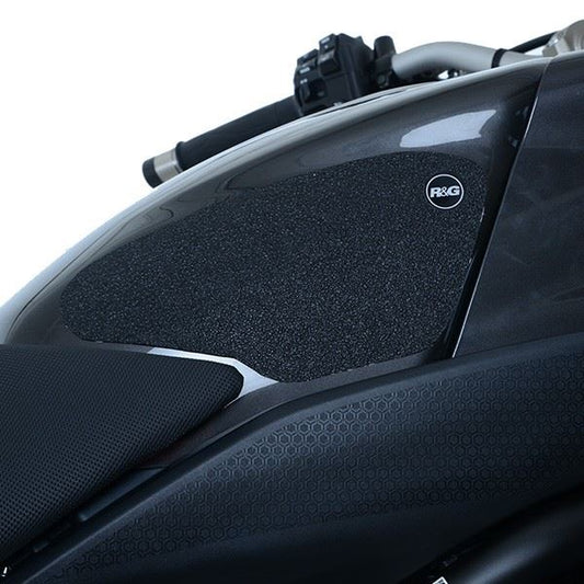 R&G Tank Traction Grips for Yamaha Niken '18- Colour: Clear
