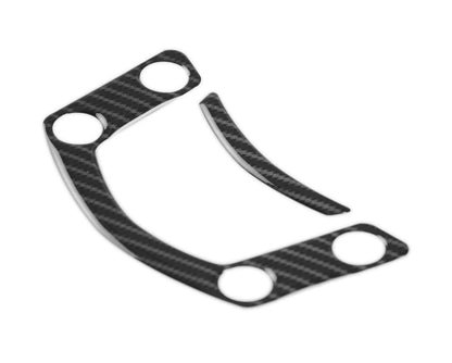 Red Dynamic Carbon Fibre Yoke Pad for the Kawasaki ER6N & F '09-11