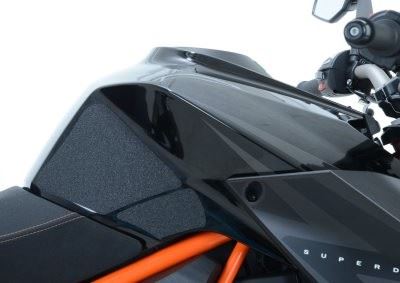 R&G Tank Traction Grip for KTM 1290 SUPERDUKE R '14 - '19 Colour: Clear