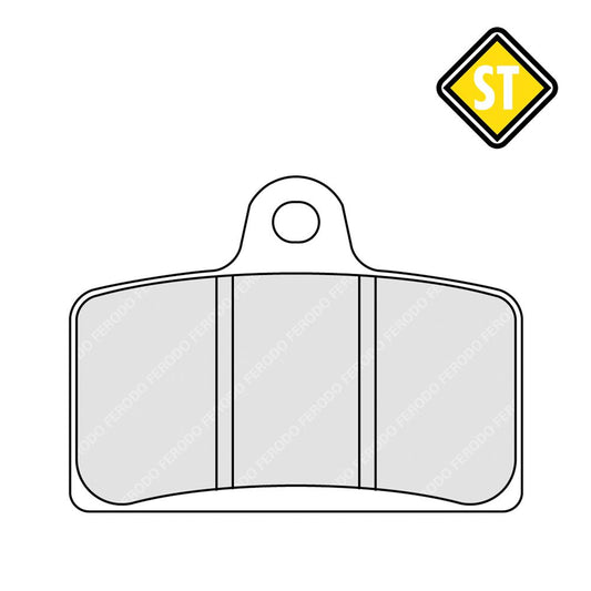 Ferodo FDB2201ST Sinter Grip Road Compound Pad - FA399