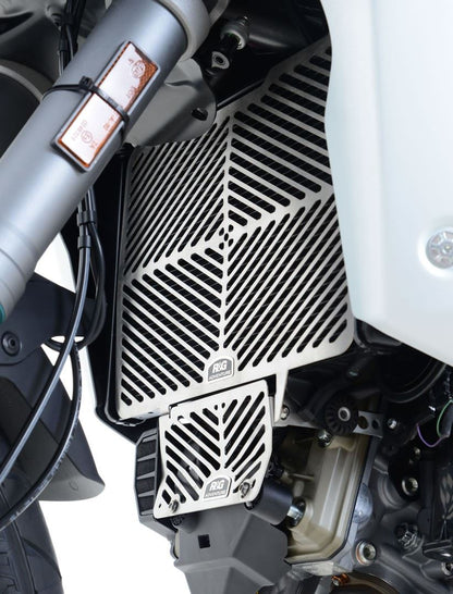 Stainless Steel Radiator Guard for the Ducati Multistrada V2(S) '22- '24, Ducati Multistrada 1200/S '15- and Multistrada 1260 '18-models