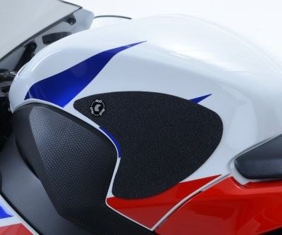 R&G Tank Traction Grip for Honda CBR1000RR '12-'16 - ROAD SET Colour: Clear