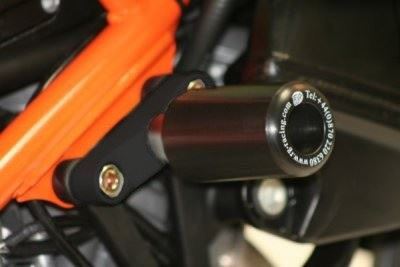 Crash Protectors - Classic Style for KTM 950 Supermoto R, 990 Super Duke, 990 Supermoto'08, 990R Super Duke and 990 SMT. Select Colour: Black - BL