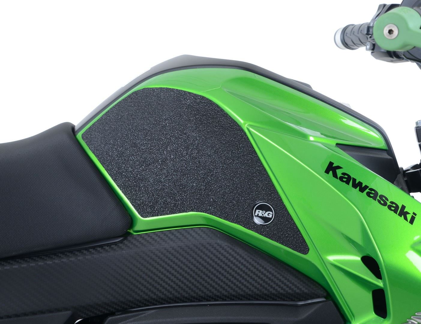 R&G Tank Traction Grip for Kawasaki Z125 / Z125 Pro '16- Colour: Black